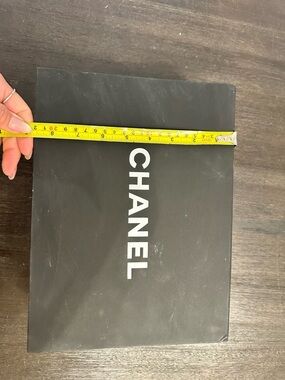 CHANEL Black Box with White Logo